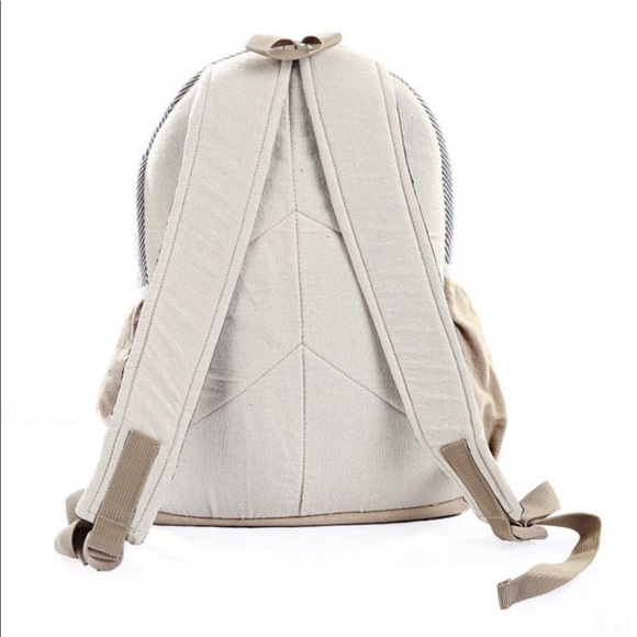 Handmade Multi Pocket Hemp Backpack - Picture 5 of 7